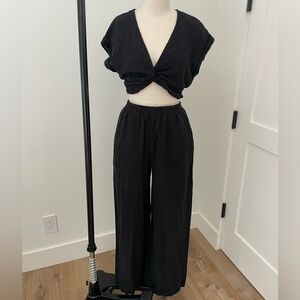 Abercrombie & Fitch Crop Top and Pants Set